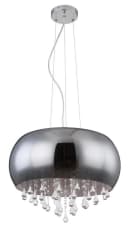 GLOBO LIGHTING Pendelleuchte KALLA Silber Chrom Bild 2
