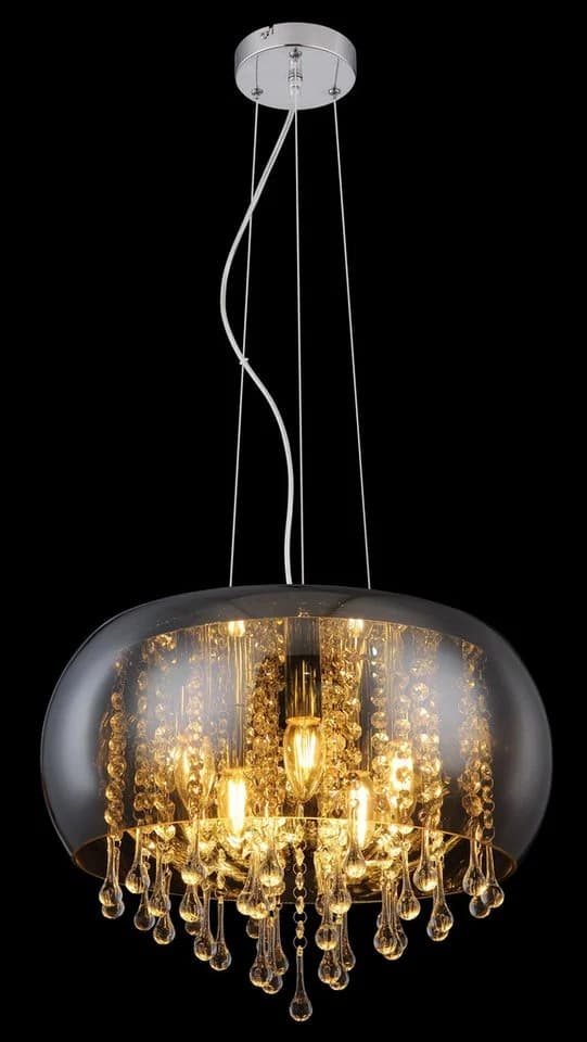 GLOBO LIGHTING Pendelleuchte KALLA Silber Chrom - Bild 3