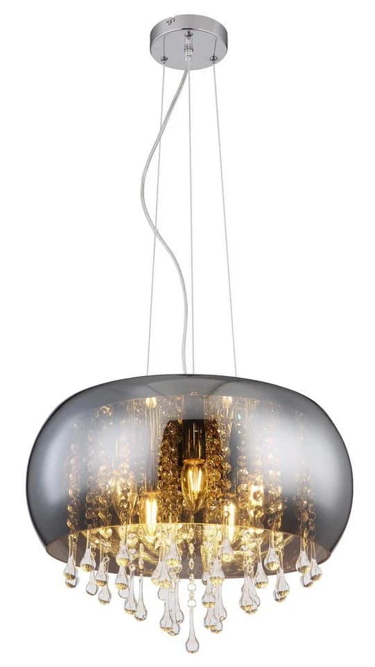 GLOBO LIGHTING Pendelleuchte KALLA Silber Chrom - Bild 4