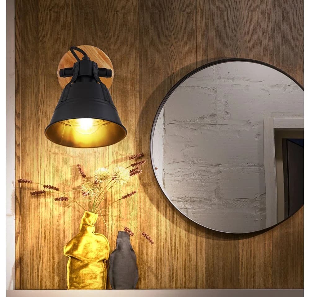 GLOBO LIGHTING Wandleuchte Industrie Wand Spot verstellbar Wohn Ess Zimmer Beleuchtung Strahler - Bild 3