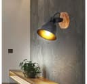 GLOBO LIGHTING Wandleuchte Industrie Wand Spot verstellbar Wohn Ess Zimmer Beleuchtung Strahler Bild 4
