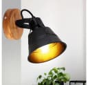 GLOBO LIGHTING Wandleuchte Industrie Wand Spot verstellbar Wohn Ess Zimmer Beleuchtung Strahler Bild 5