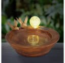 GLOBO LIGHTING Solarleuchte Outdoor braun mit Vogel-Design Bild 4