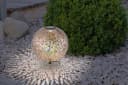 GLOBO LIGHTING Solarleuchte SOLAR LED Warmweiß Metallkugel mit Erdspieß Bild 4