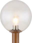 GLOBO LIGHTING Außen-Stehlampe OSSY mit Sensor, Holzoptik, E27, IP44 Bild 4