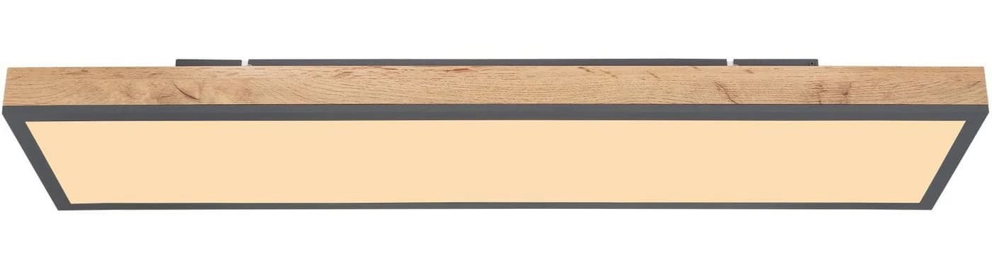 GLOBO LIGHTING LED Deckenleuchte DORO Warmweiß Holzoptik Eiche - Bild 3