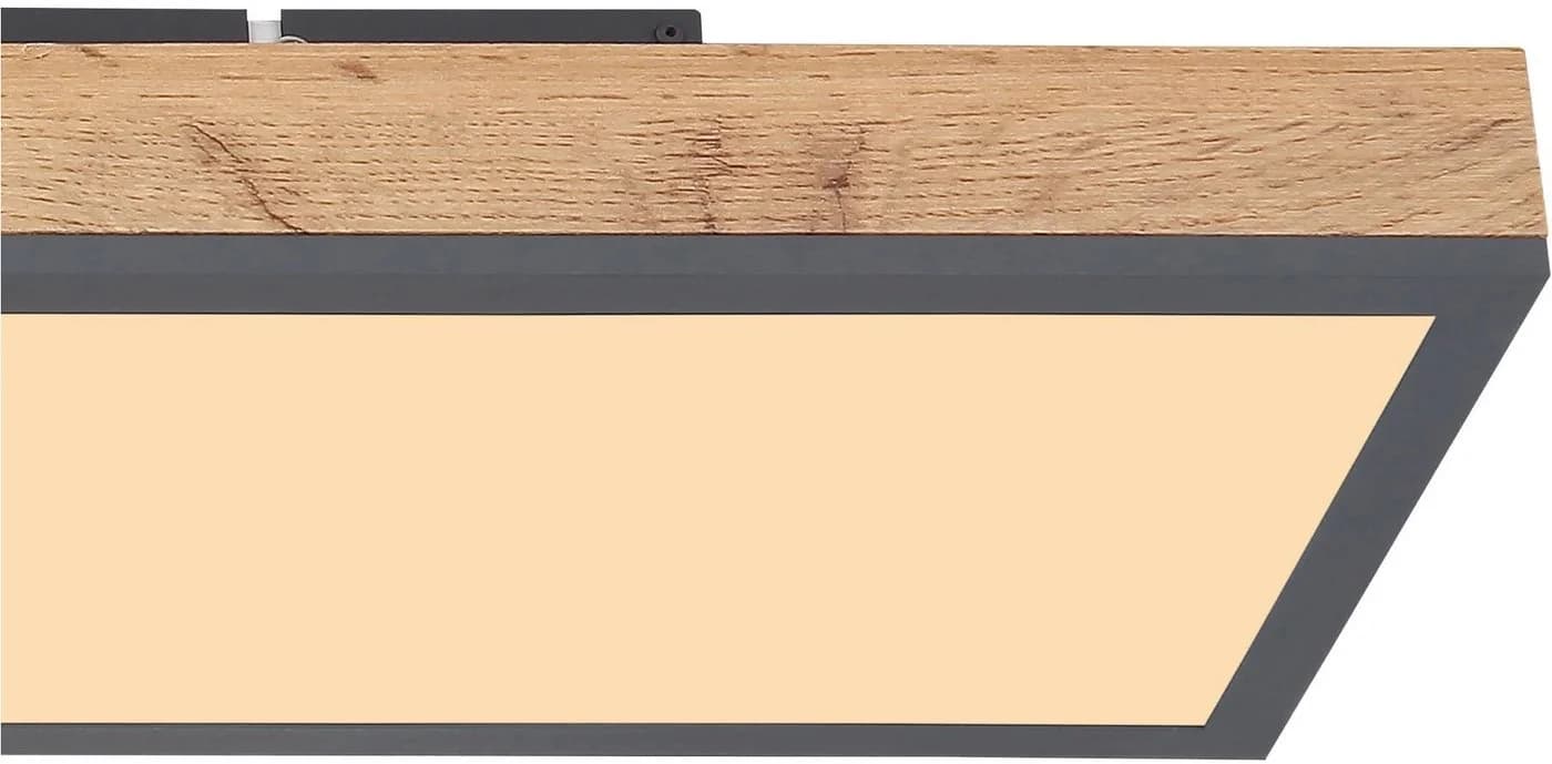 GLOBO LIGHTING LED Deckenleuchte DORO Warmweiß Holzoptik Eiche - Bild 4