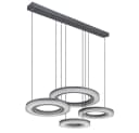 GLOBO LIGHTING LED Pendelleuchte 4 Ringe dimmbar mit Fernbedienung Bild 2