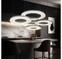 GLOBO LIGHTING LED Pendelleuchte 4 Ringe dimmbar mit Fernbedienung Bild 4