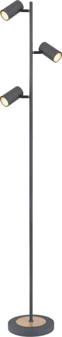 GLOBO LIGHTING Stehlampe ROBBY Graphit 3-flammig GU10 Bild 2
