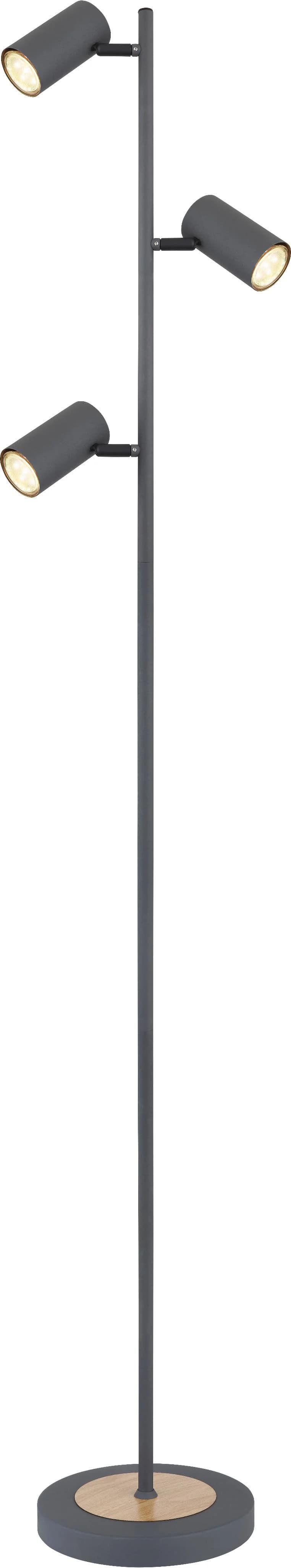 GLOBO LIGHTING Stehlampe ROBBY Graphit 3-flammig GU10 - Bild 2