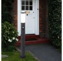 GLOBO LIGHTING Pollerleuchte mit Bewegungsmelder Anthrazit Gartenstehlampe Bild 1
