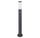 GLOBO LIGHTING Pollerleuchte mit Bewegungsmelder Anthrazit Gartenstehlampe Bild 2