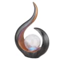 GLOBO LIGHTING LED Solarleuchte Schwarz/Gold Farbwechsel Bild 1