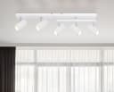 GLOBO LIGHTING ROBBY Deckenstrahler weiß/Chrom schwenkbar GU10 Bild 1