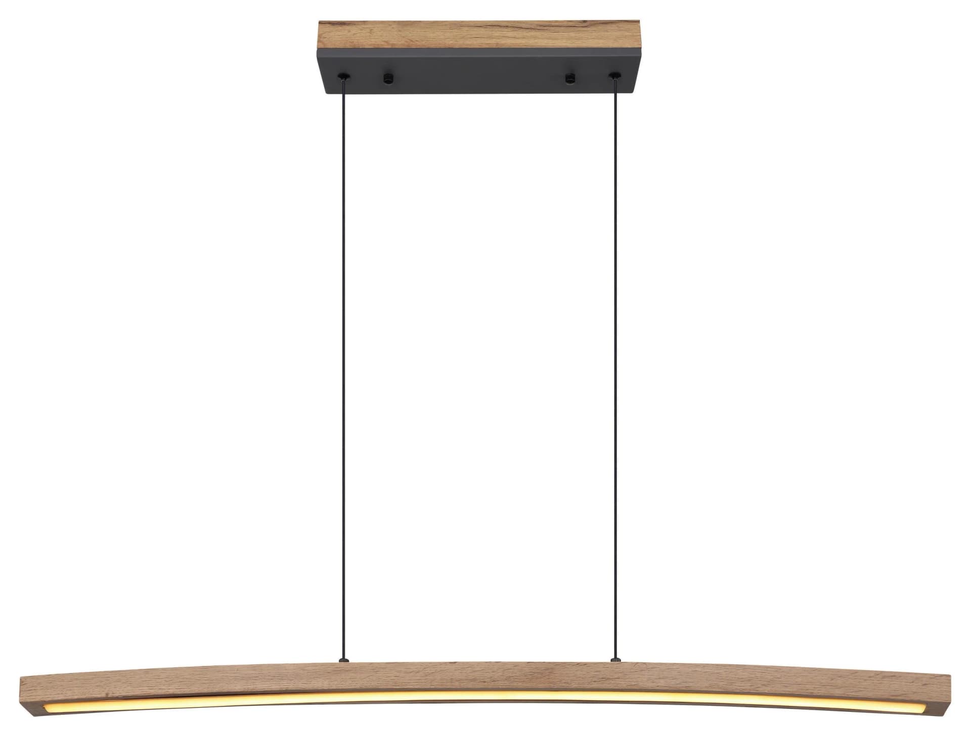 GLOBO LIGHTING LED-Hängeleuchte DORO grau Touch-Dimmung