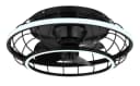 GLOBO LIGHTING Deckenleuchte LINAY Schwarz LED Ventilator Dimmbar Bild 4