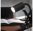 GLOBO LIGHTING Klemmleuchte Schwarz Schwanenhals Leselampe mit Kabelschalter Bild 1