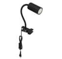 GLOBO LIGHTING Klemmleuchte Schwarz Schwanenhals Leselampe mit Kabelschalter Bild 2