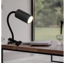 GLOBO LIGHTING Klemmleuchte Schwarz Schwanenhals Leselampe mit Kabelschalter Bild 4