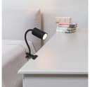 GLOBO LIGHTING Klemmleuchte Schwarz Schwanenhals Leselampe mit Kabelschalter Bild 5