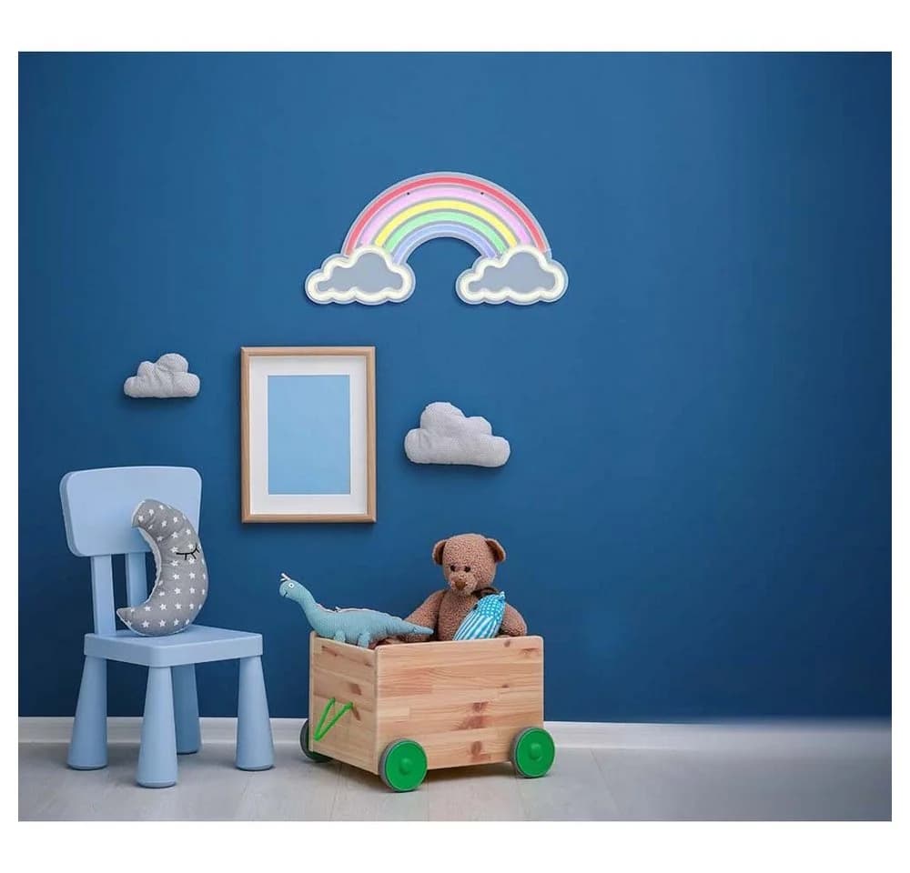GLOBO LIGHTING LED Wandleuchte Regenbogen Bunt Klar Opal - Bild 5