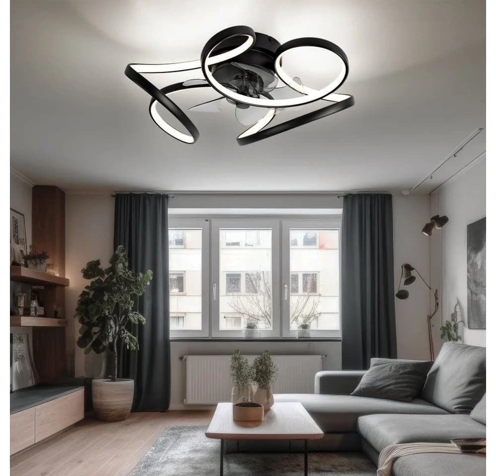 GLOBO LIGHTING LED Deckenleuchte Ventilator mit Fernbedienung dimmbar CCT - Bild 2