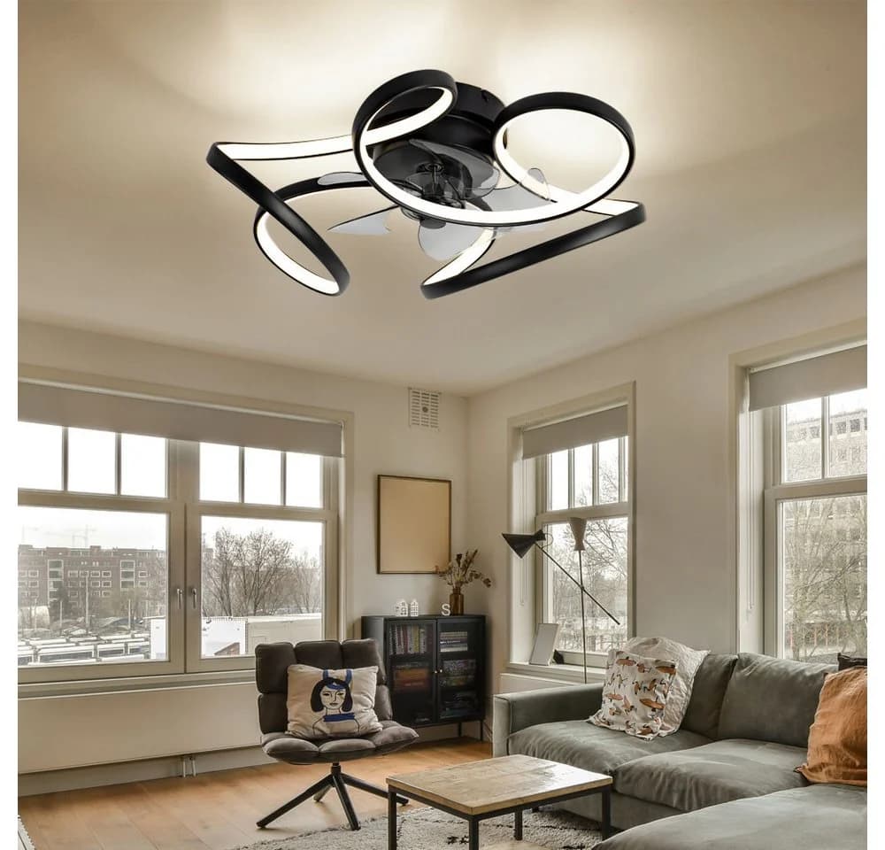GLOBO LIGHTING LED Deckenleuchte Ventilator mit Fernbedienung dimmbar CCT - Bild 4