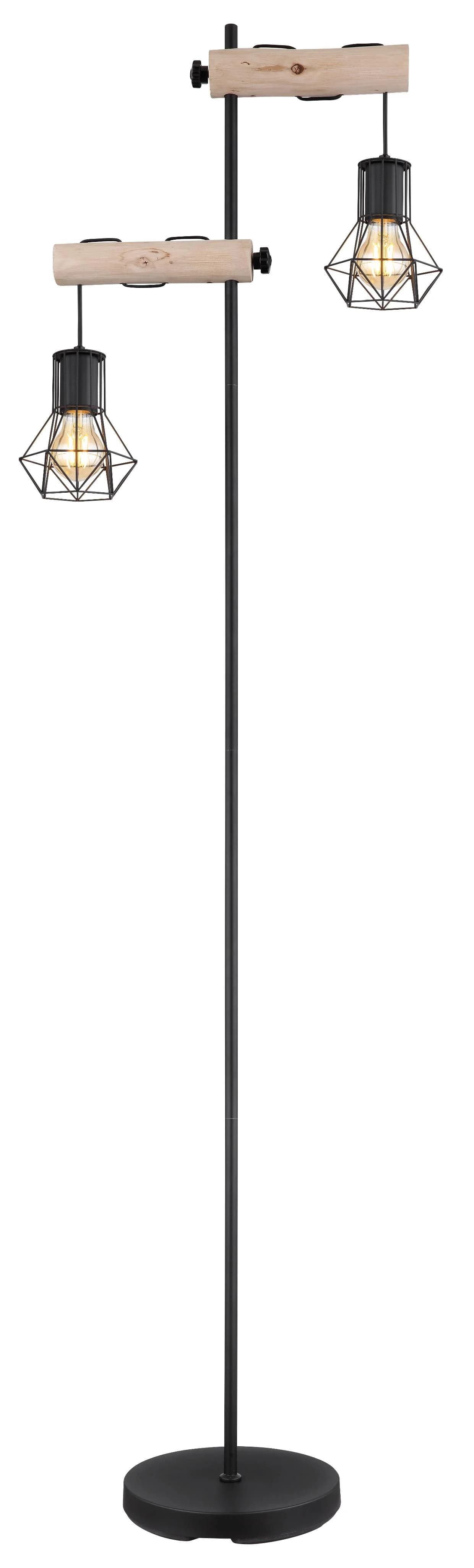 GLOBO LIGHTING Stehlampe PRISKA Schwarz Metall - Bild 2
