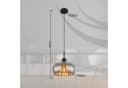 GLOBO LIGHTING Hängeleuchte CORRY Schwarz Rauchglas E27 Bild 5