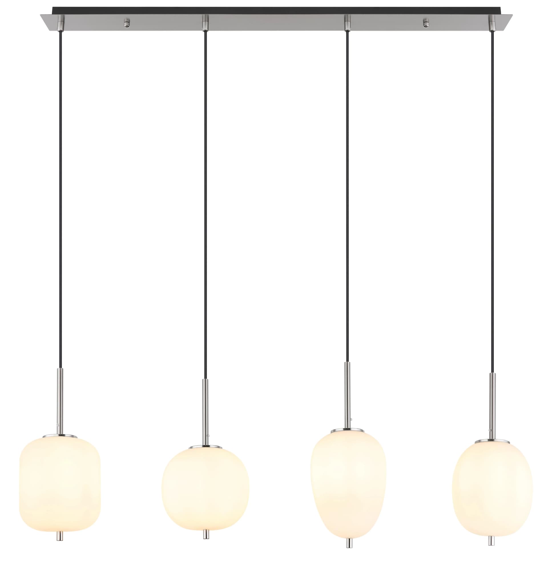GLOBO LIGHTING Hängeleuchte BLACKY I Nickel matt