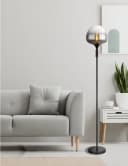 Stehleuchte MAXY Schwarz Metall GLOBO Lighting Bild 1