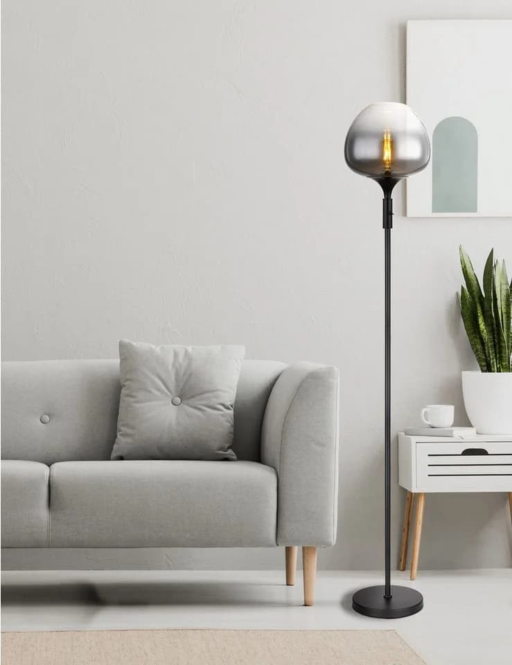Stehleuchte MAXY Schwarz Metall GLOBO Lighting