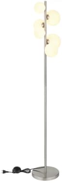 GLOBO LIGHTING Stehlampe RIHA Nickel Matt 6x G9 LED Warmweiß Bild 2
