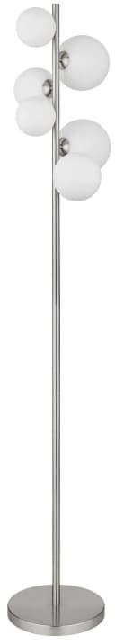 GLOBO LIGHTING Stehlampe RIHA Nickel Matt 6x G9 LED Warmweiß Bild 4