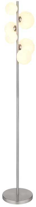 GLOBO LIGHTING Stehlampe RIHA Nickel Matt 6x G9 LED Warmweiß Bild 5