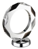 GLOBO LIGHTING LED Tischleuchte KARILION Rauch Acrylkristalle Bild 2