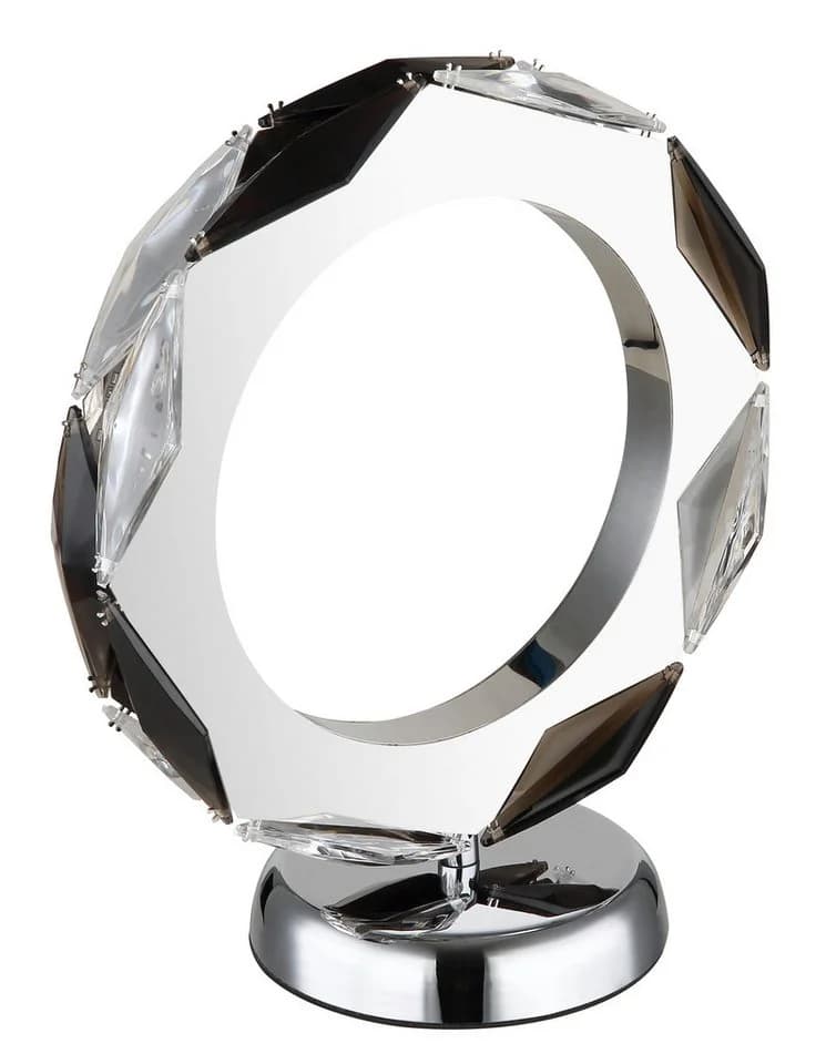 GLOBO LIGHTING LED Tischleuchte KARILION Rauch Acrylkristalle - Bild 2