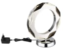 GLOBO LIGHTING LED Tischleuchte KARILION Rauch Acrylkristalle Bild 5