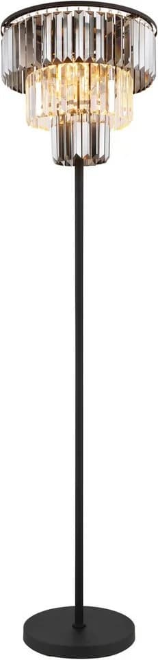 GLOBO LIGHTING Stehlampe NAXIS Schwarz Matt Kristall - Bild 4