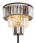 GLOBO LIGHTING Stehlampe NAXIS Schwarz Matt Kristall Bild 5