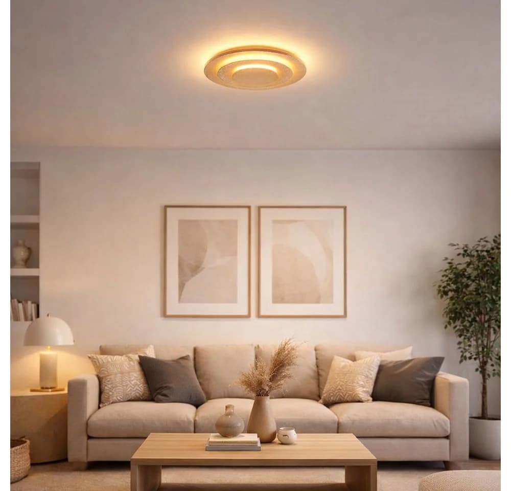 GLOBO LIGHTING LED Deckenleuchte HEDA Gold Modern - Bild 3