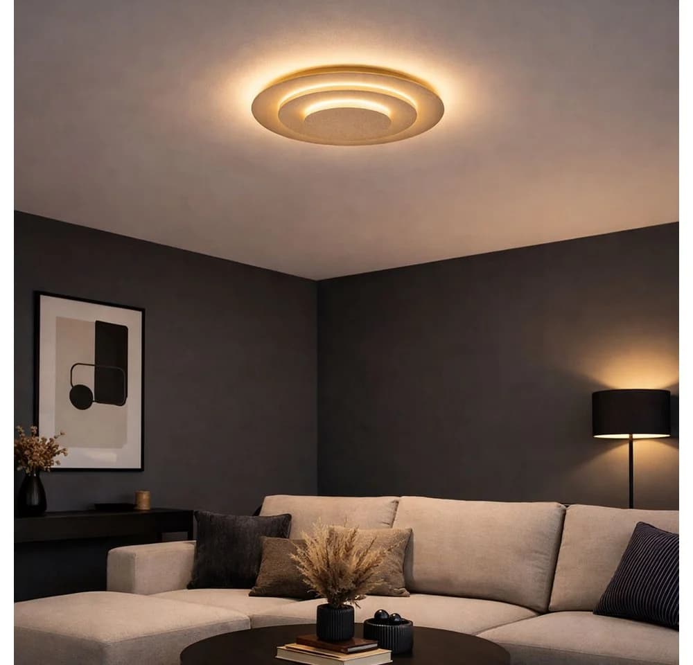 GLOBO LIGHTING LED Deckenleuchte HEDA Gold Modern - Bild 4