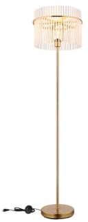 GLOBO LIGHTING Stehlampe GORLEY Gold Matt Glasstäbe Bild 1