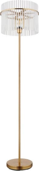 GLOBO LIGHTING Stehlampe GORLEY Gold Matt Glasstäbe Bild 2