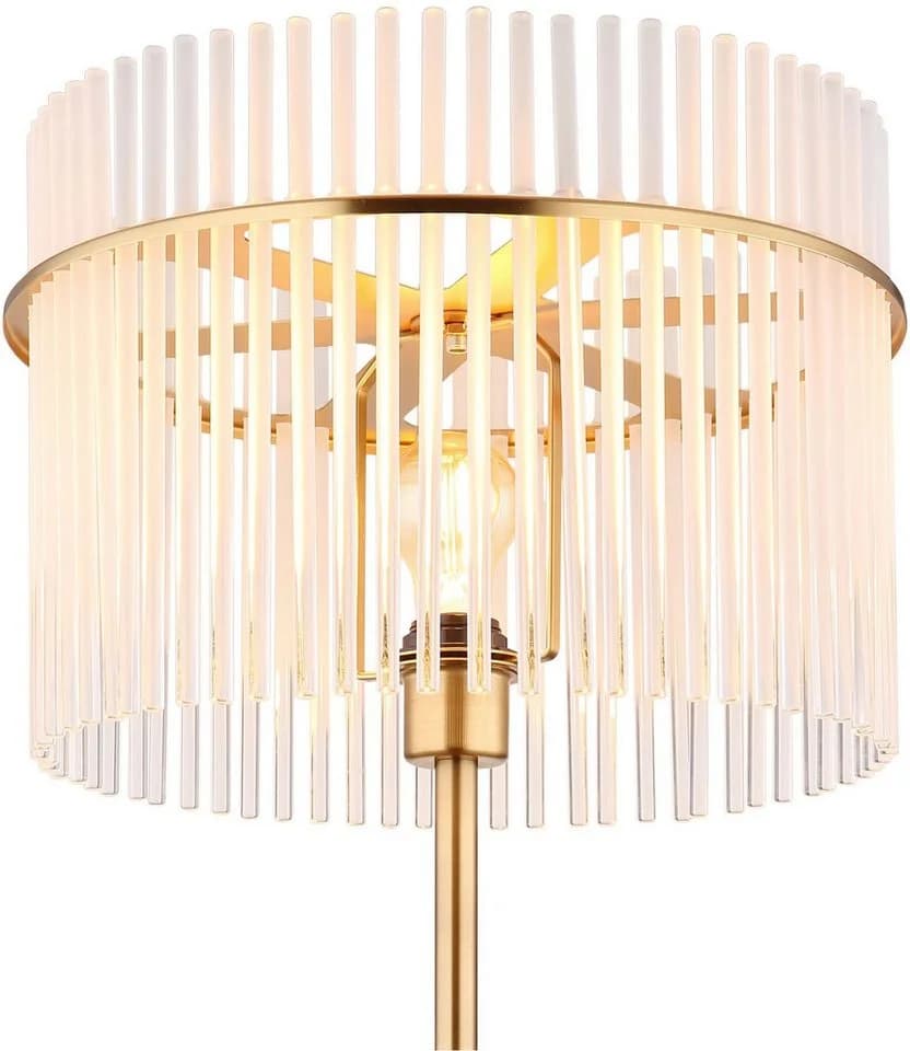 GLOBO LIGHTING Stehlampe GORLEY Gold Matt Glasstäbe - Bild 5