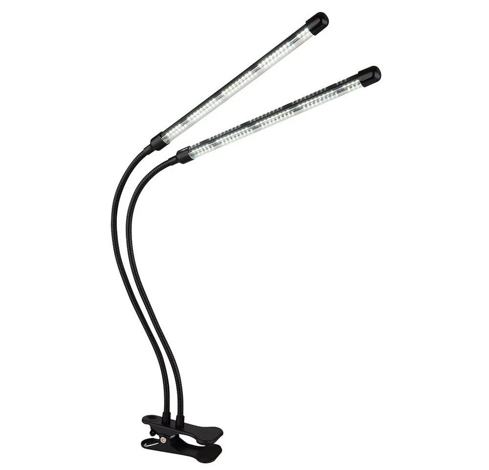 GLOBO LIGHTING LED Klemmleuchte Pflanzenlampe Schwarz Dimmbar