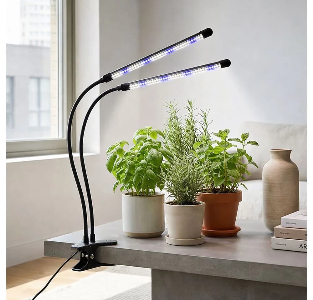 GLOBO LIGHTING LED Klemmleuchte Pflanzenlampe Schwarz Dimmbar - Bild 4