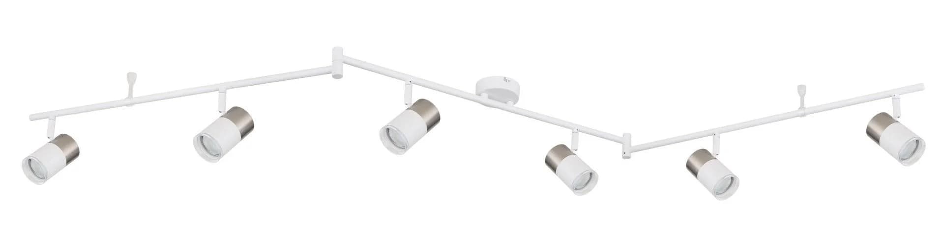 Moderne Deckenleuchte aus Aluminium und Nickel