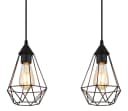 GLOBO LIGHTING Hängeleuchte ZACHARY Schwarz Metall Bild 5